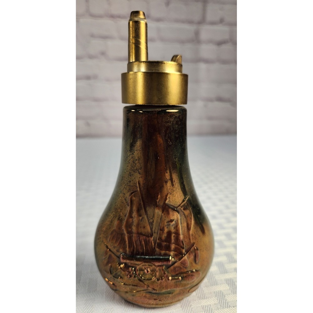 Vintage Amway Powder Flask After Shave Tonga Decorative Bottle 1972 EMPTY